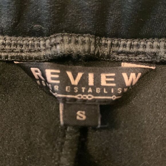 REVIEW,leggings, fleece linen, leather appearance, small - Picture 2 of 6